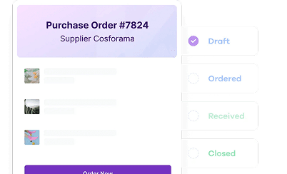 Save time on POs and  production tracking